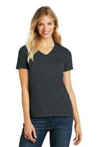 District Women's Perfect Blend V-Neck Tee. DM1190L image thumbnail
