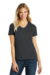 Image of District Women's Perfect Blend V-Neck Tee. DM1190L