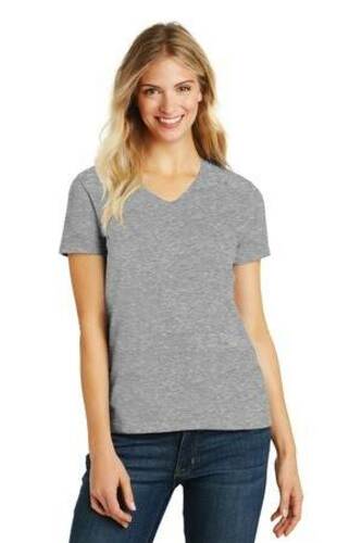 District Women's Perfect Blend V-Neck Tee. DM1190L image thumbnail