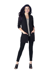 Image of Port Authority ® Ladies Concept Long Pocket Cardigan