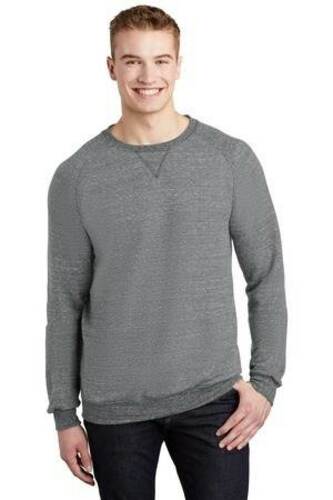 JERZEES Snow Heather French Terry Raglan Crew 91M image thumbnail