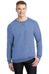 Image of JERZEES Snow Heather French Terry Raglan Crew 91M