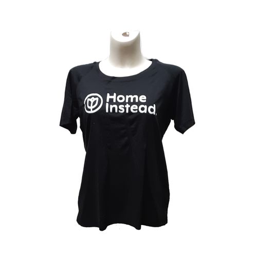 Ladies Tri-Blend Wicking Scoop Neck Raglan Tee image thumbnail