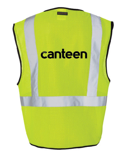 Yellow Safety Vest with Canteen Logo image thumbnail