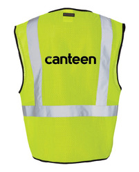 Image of Yellow Safety Vest with Canteen Logo