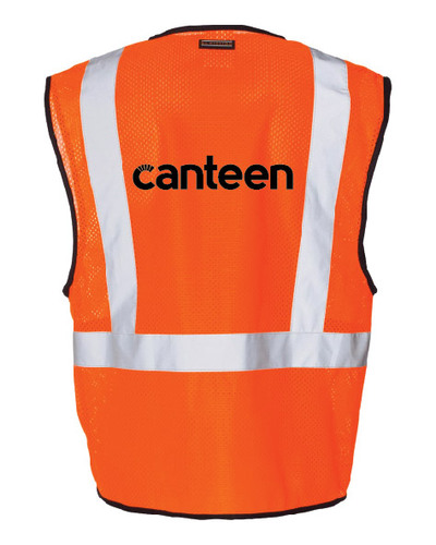 Orange Safety Vest with Canteen Logo image thumbnail