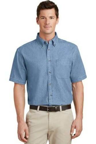 Port & Company - Short Sleeve Value Denim Shirt. SP11 image thumbnail