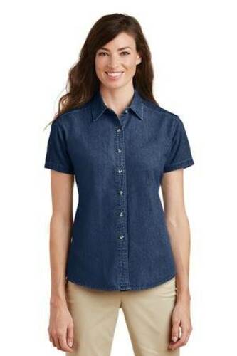 Port & Company - Ladies Short Sleeve Value Denim Shirt. LSP11 image thumbnail
