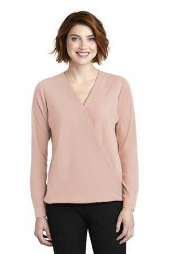 Port Authority Ladies Wrap Blouse. LW702 image thumbnail