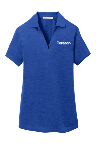 Port Authority® Ladies Digi Heather Performance Polo image thumbnail