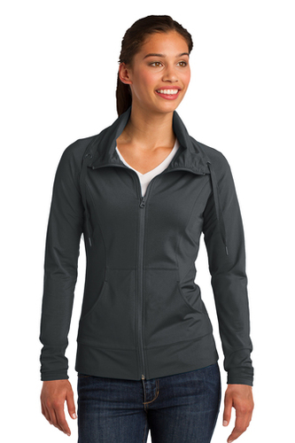 Sport-Tek® Ladies' Sport-Wick® Stretch Full-Zip Jacket image thumbnail