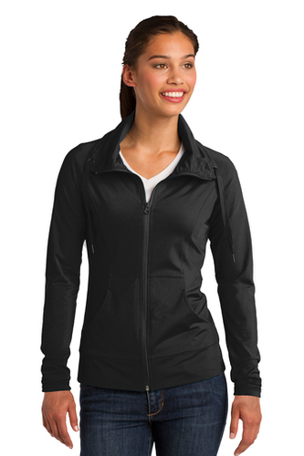 Sport-Tek® Ladies' Sport-Wick® Stretch Full-Zip Jacket image thumbnail