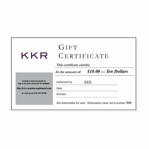 $10 E-Gift Certificate image thumbnail