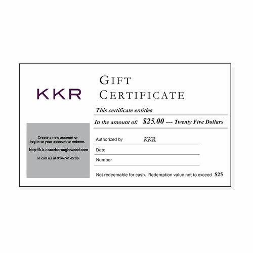 $25 E-Gift Certificate  image thumbnail