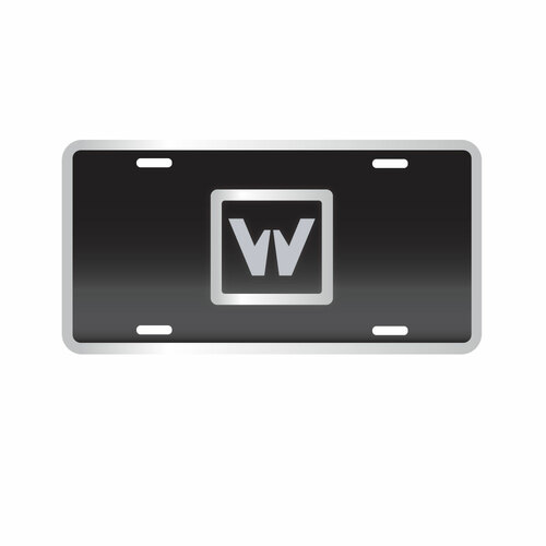 Wirtgen Embossed Metal License Plate image thumbnail