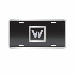 Image of Wirtgen Embossed Metal License Plate