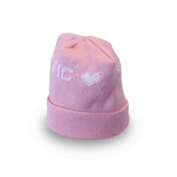 Image of USA Made Knit Baby Cap - Pink