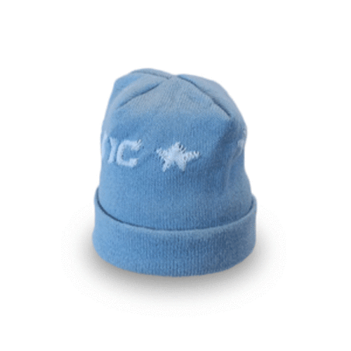 USA Made Knit Baby Cap - Blue image thumbnail