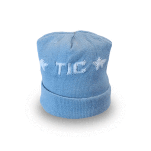 USA Made Knit Baby Cap - Blue image thumbnail