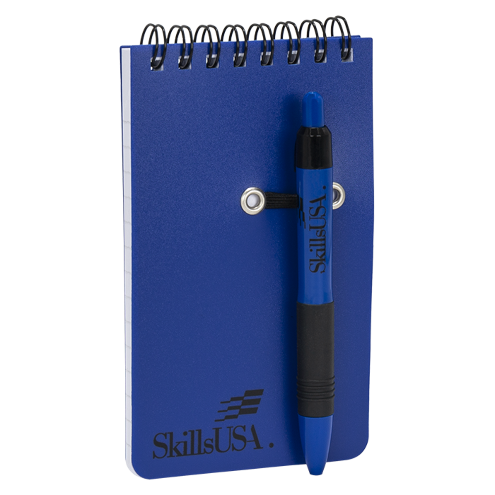 PeeWee Memo Book & Pen Set - Blue  primary image