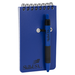 Image of PeeWee Memo Book & Pen Set - Blue 