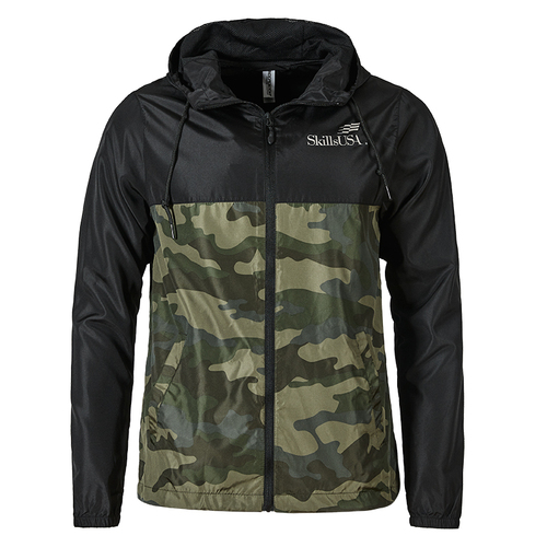 Camo Windbreaker Jacket image thumbnail