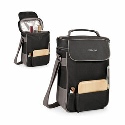 Image of Duet Insulated Wine & Cheese Tote (JPM logo) 