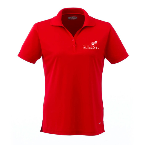 Women's Red Performance Polo image thumbnail