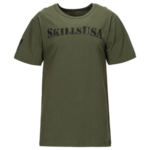 SkillsUSA Olive Drab Tee image thumbnail