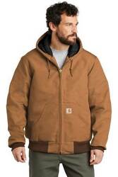 Image of CTT106677 Carhartt Tall Quilted-Flannel-Lined Duck Active Jac