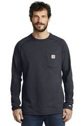 Image of CT100393 Carhartt Force Cotton Delmont Long Sleeve T-Shirt. CT100393 (1)
