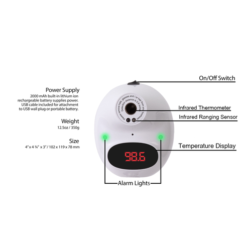 Tempo II Wall Mounted Infrared Thermometer image thumbnail