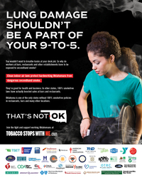Image of TSWM- That's Not OK - Clean Indoor Air Poster - 12" x 15" (Limit 5)