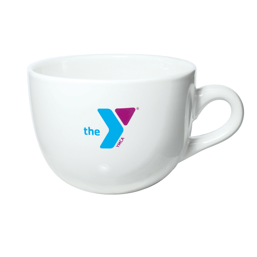 24 oz. White Latte Mug | YShop.biz