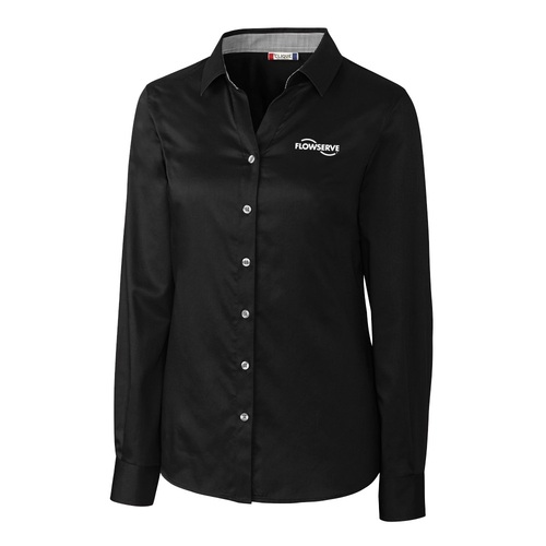 Long Sleeve Bergen Stain Resistant Ladies' Twill Shirt image thumbnail