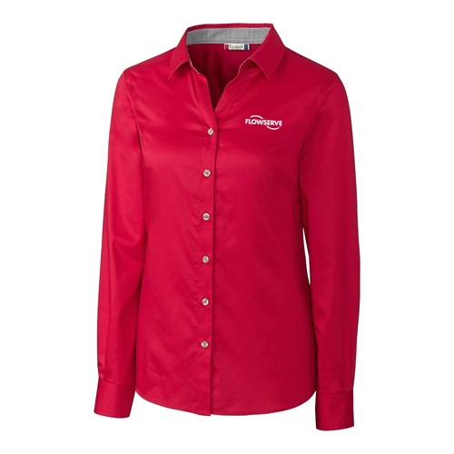 Long Sleeve Bergen Stain Resistant Ladies' Twill Shirt image thumbnail