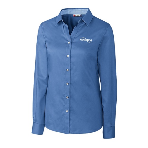 Long Sleeve Bergen Stain Resistant Ladies' Twill Shirt image thumbnail