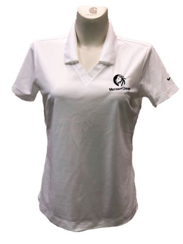 Nike Women's DriFit Micro Polo "Prospecting Item" image thumbnail