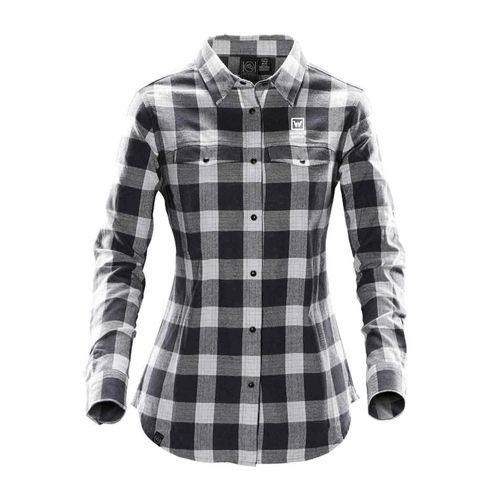 Women's Snap Front Plaid Shirt image thumbnail