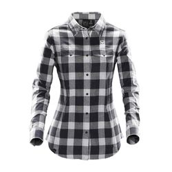 Image of Women's Snap Front Plaid Shirt