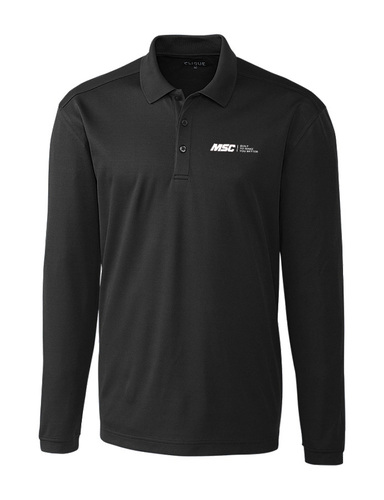 MEN'S LONG SLEEVE CLIQUE SPIN POLO image thumbnail