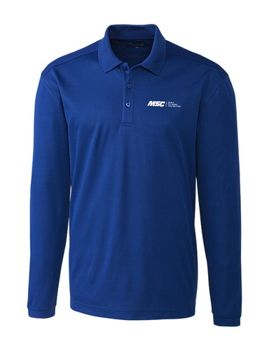MEN'S LONG SLEEVE CLIQUE SPIN POLO image thumbnail