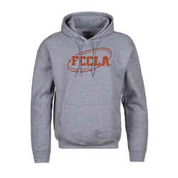 Image of Grey Pullover Hooded Sweatshirt