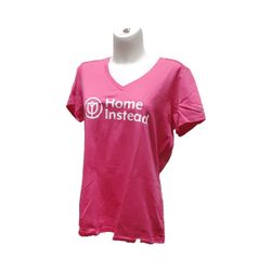 Image of New Era® Ladies Heritage Blend V-Neck Tee