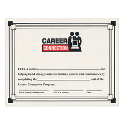 Image of Career Connection Certificates (Pack of 20)