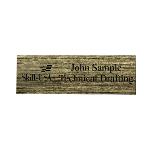 Name Badge with SkillsUSA Logo image thumbnail