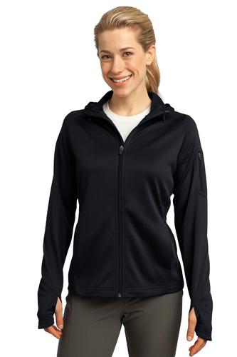 Sport-Tek Ladies Tech Fleece Full-Zip Hooded Jacket image thumbnail