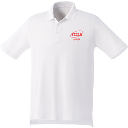 Image of Men's White Adviser Polo