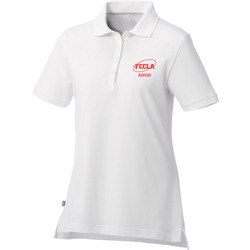 Image of Women's White Adviser Polo