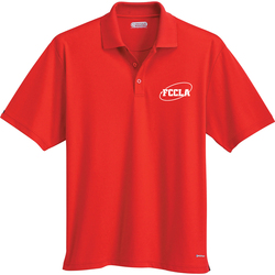 Image of Men's Red Performance Polo